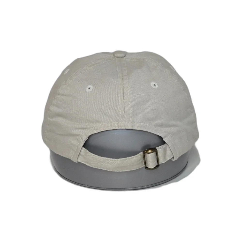 Budweiser Official Product Script Logo Dad Hat | Men's Strapback | Stone